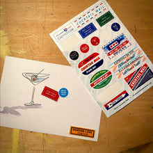 Load image into Gallery viewer, Cocktail Mail Postcard Kit