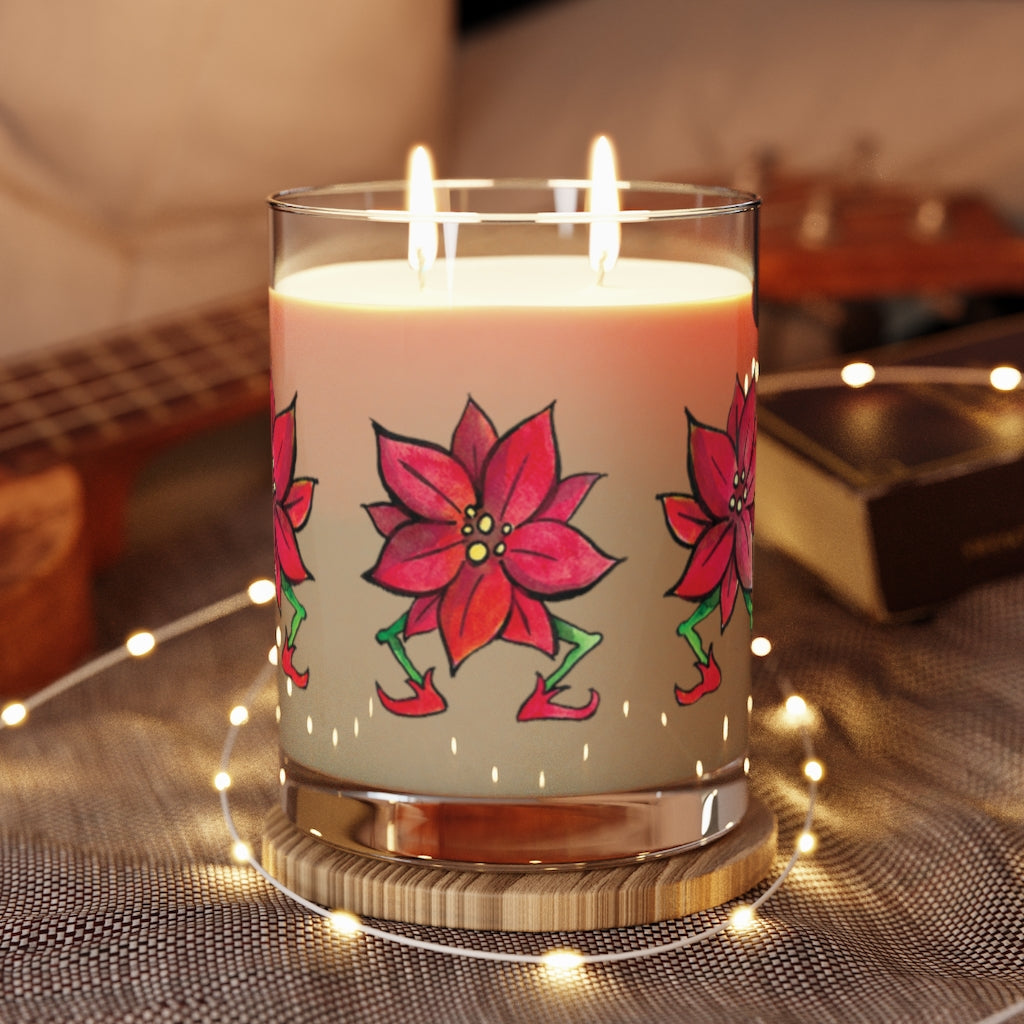 Elfin Poinsettias Scented Candle